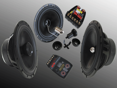 CDT Audio EU-61CV Euro 6.5 Inch 2 Way Convertible Component Set 170 RMS