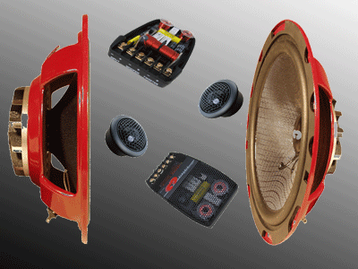 CDT Audio EU-61Neo Euro 6.5 Inch 2 Way Shallow Neo Component Set 160 RMS