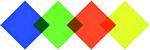 CHAUVET CHGEL Colored Gels Red, Blue, Green, Yellow