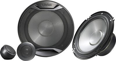 CLARION SRQ1621S 6.5 Inch Q SERIES 2-WAY COMPONENT SPEAKER SYSTEM