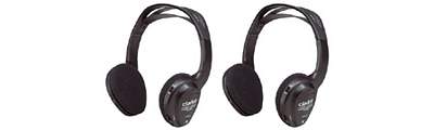 Canal Earphones on Clarion Wh204 Dual Channel Wireless Headphone System