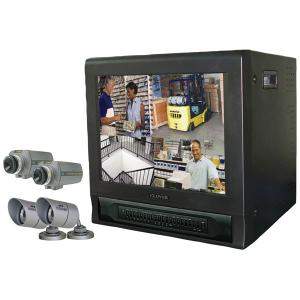 Clover CSM1714Q 17 High-Resolution Color Quad Observation System 