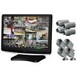 Clover LCD22168 16-Channel DVR Bundle with 22 Inch Wide TFT LCD Monitor & 8 Cameras