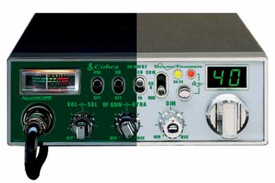 Cobra 25-NW Classic with Nightwatch illumination front panel, Dynamike, RF gain, switchable noise blanker