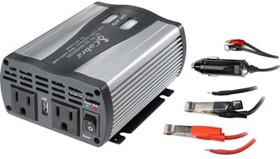 Cobra CPI-480 400 Watt Dual-Outlet 120V DC-AC Power Inverter