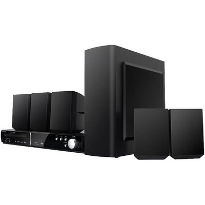 COBY DVD938 BLACK HOMETHEATER 5.1 CHANNEL DVD WITH KAREOKE