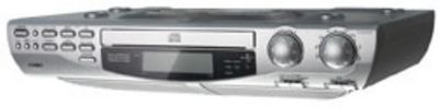 COBY KCD150 KITCHEN CLOCK RADIO CD PLAYER UNDER THE COUNTER