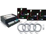 Crime Stopper ST-606.6U Strobetronix Professional Strobe 60 Watt 6 Outlet Power Supply with 6  InchU Inch Bulbs & 6 Position Switch