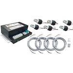 Crime Stopper ST-906.6M Strobetronix Professional Strobe 90 Watt 6 Outlet Power Supply with 6  InchM Inch Bulbs & 6 Position Switch