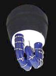 Crime Stopper ST-60 M.B BLUE Strobetronix Strobe Pop-In  InchM Inch Shape 15 W Xenon Bulb