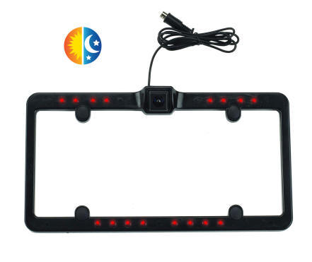 Crimestopper SecurView SV-5350.II Same as SV-5400 IR but w/out IR Night Vision. Top Bar Mounted License Plate Camera with Hide Away Bracket.