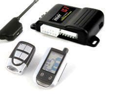 Crimestopper LC-7 LC Low Current 2 Way FM / FM LCD Paging Remote Start System with Keyless Entry