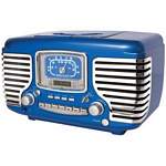 CROSLEY RADIO CR612-BL CORSAIR ALARM CLOCK/RADIO (BLUE)