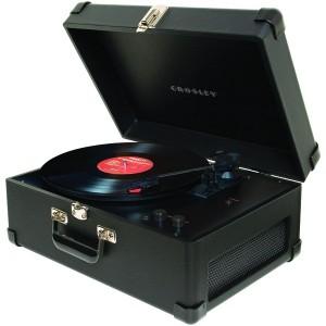 CROSLEY RADIO CR49-TA TRAVELER TURNTABLE (Black)