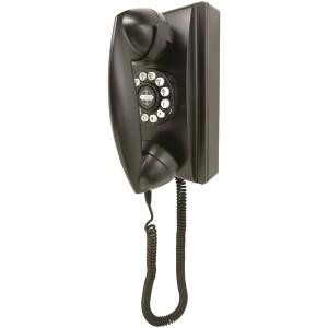 CROSLEY RADIO CR55-BK CLASSIC WALL PHONE (BLACK)