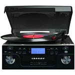 CROSLEY RADIO CR6008A-BK Belt Driven Tech Turntable with USB/SD