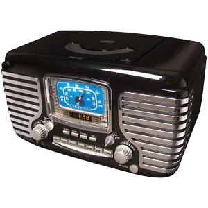 CROSLEY RADIO CR612-BK Corsair Alarm Clock/Radio
