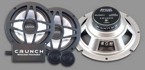 Crunch Ground Pounder GRP62CX 6.5 Inch 2 Way COAXIAL SPEAKER 300 WATTS MAXIMUM - 60 RMS
