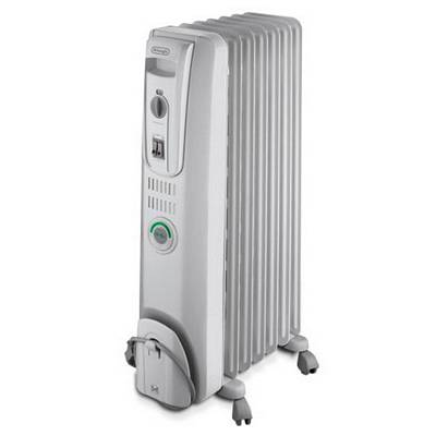 De'Longhi EW7707CM 7 Element ComfortTemp PORTABLE OIL FILLED RADIATOR White