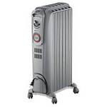 De'Longhi TRD0715T Vento High-Speed Convection OIL-FILLED RADIATOR / HEATER with Timer and Thermostat