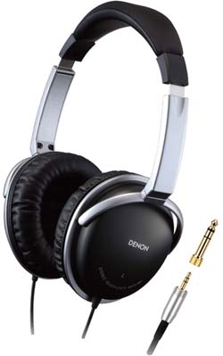 Denon AHD1001K High-Quality On-Ear Headphones Black