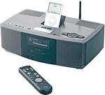 Denon S-32 Networked Digital AM/FM radio and alarm clock with integrated iPod dock