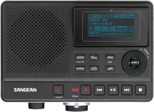 Sangean DAR-101 Digital Audio Telephone / Music / Message / Voice Recorder with SD Card or USB Interface