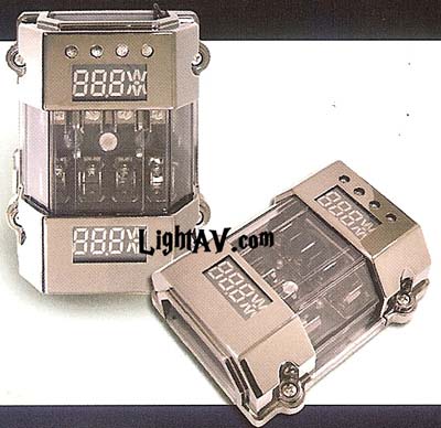 Directed 4 POSITION AGU W/BLUE DUAL VOLT/AMP DISPLAY Fused Distribution Block 62250