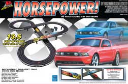 Life-Like HORSEPOWER! Race Track Set with 2 - 2010 Ford Mustang GT's