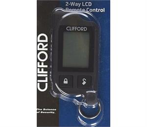 Clifford 7756X 2 Way LCD Remote Control for Select Clifford Alarm Systems