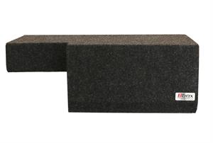 Atrend A101-10CP Single 10 Down Fire 88-98 GM EXTENDED CAB Subwoofer Box Carpeted