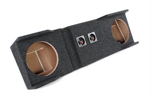 Atrend A162-10CP A162-10CP Dual 10 Sealed Subwoofer Box For 1999 - 2006 Chevrolet - GMC 1500 / 2500 / 3500HD Crew Cab Carpeted