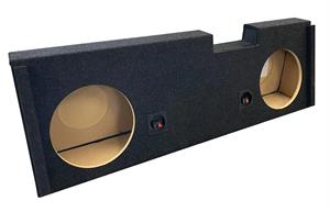 ATREND BBOX A184-10CP Dual 10 Sealed Subwoofer Box for 2007-2020 Chevrolet - GMC Silverado - Sierra Crew Cab Carpeted
