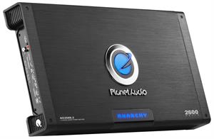 PLANET AUDIO AC2600.2 ANARCHY MOSFET AMPLIFIER 2-CHANNEL 2600W MAX 1800W X 1 at 4 Ohms BRIDGED 900W X 2 at 2 Ohms