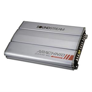Soundstream AR4.2000D Arachnid 4 x 90W RMS at 4 Ohms 4 Channel Class A/B Car Stereo Amplifier 2000W Max
