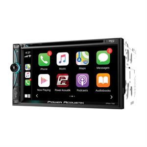 Power Acoustik CPAA-70D 7 Double Din HD Touchscreen Apple Carplay, Android Auto Bluetooth Multimedia Radio
