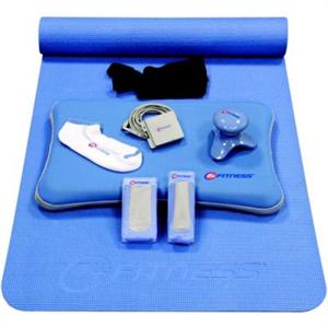 DREAMGEAR DGWII-2820 Nintendo Wii Fit 7-in-1 Fitness Starter Kit (Blue)
