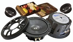 CDT Audio ES-6MOPro GOLD 6.5 250 RMS 2 Way Audiophile Component Set EX-550i Xover / DRT-26 Silk Tweeter