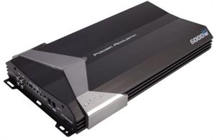 Power Acoustik GT1-6000D Gothic 3700 RMS at 1 Ohm Class D Mono Subwoofer Amplifier