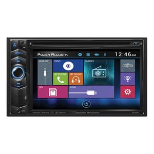 Power Acoustik PD-624B 6.2 Double DIN DVD, CD / MP3 Receiver with Bluetooth, USB, Aux
