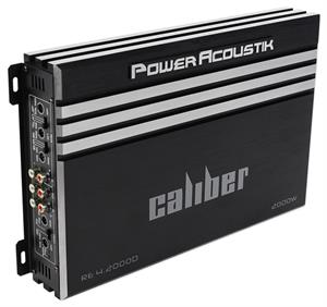 Power Acoustik RE4-2000D Caliber 4 x 175W RMS at 4 Ohms 4 Channel Car Amplifier 2000W Max