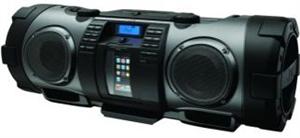 JVC RVNB70B KABOOM! 40W Boom Box with USB/MP3 iPOD iPHONE DOCK, Dual 5 Powered Woofers