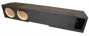 Atrend U-8DV Dual Vented 8 Subwoofer Box for 2007-2023 GM Crew Cab Carpeted
