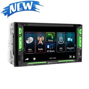Soundstream VRN-64HBL 6.2 2 DIN Navigation DVD Receiver with Bluetooth, Android Phonelink and USB / SD