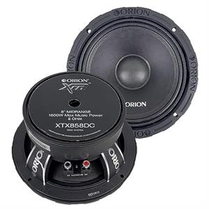 Orion XTX858DC XTR XTX Pro Audio 8 400W RMS Midrange Speakers 1600W Max 8 Ohm with Dust Cap PAIR
