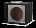 Atrend 10SVR - Black Single 10 Vented Black Carbon Fiber Subwoofer Box