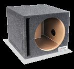 Atrend E12SV BBox Pro Series 12 Single Vented Subwoofer Box 1.7 Cu Ft