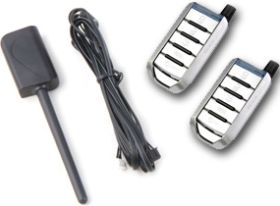 Crimestopper REVO-4 REVOSTART 1-Way 5 Button Data Remote Start Keyless Entry System Upgrade Antenna Kit w/ 2 Remotes