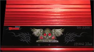 Power Acoustik D5-2200 Demon 80W x 4 + 400W x 1@ 4 Ohm 5 Channel Amplifier 2200W Max Power