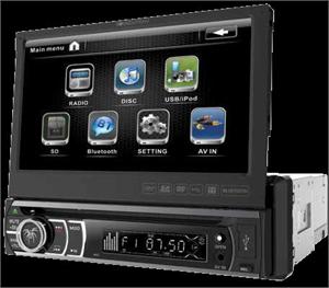 SoundStream VR-7832Bi Single DIN 7 Touch Screen LCD / DVD AV Receiver with USB / SD and Bluetooth